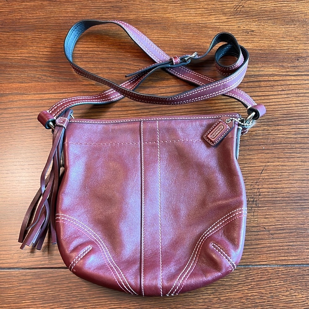 Coach Leather Hobo Bag